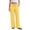 Yellow #29, variant on Linen Pants Women Summer Cotton Linen Stretch Palazzo Slacks Flowy Wide Leg Loose Beach Trouser with Pockets