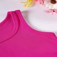 thumbnail image 6 of Cethrio Girls Summer Outfit Sets, Cotton Sleeveless Gifts T-shirts with Shorts Sets Hot Pink Size 5T, 6 of 8