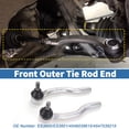 thumbnail image 3 of Kit de 2 piezas de extremos de barra de dirección exterior frontal para suspensión de dirección para Toyota Camry 02-03 No.ES3600, 3 of 7