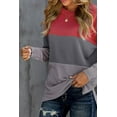 thumbnail image 2 of 1PCS long-sleeved T-shirt--pink and light gray, 2 of 5