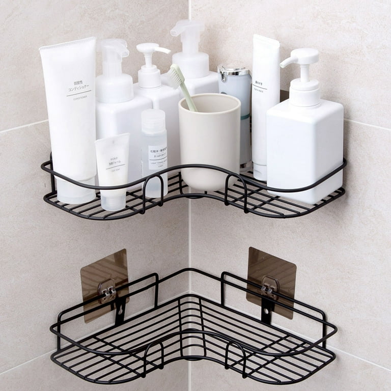 1pcs Bathroom Corner Shelf, Wall Mounted Bathroom Adhesive Shower