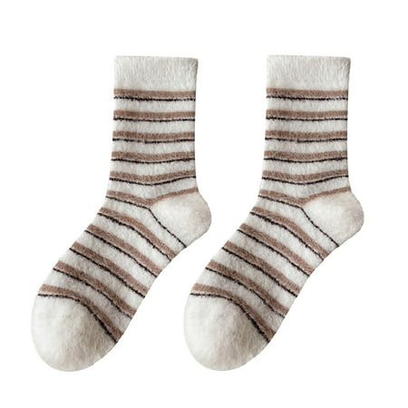 

Fashion Socks Autumn And Winter Imitation Plush Socks Women Middle Tube Socks Aanimal Sleep Socks Soft Waxy Thickened Plush Socks