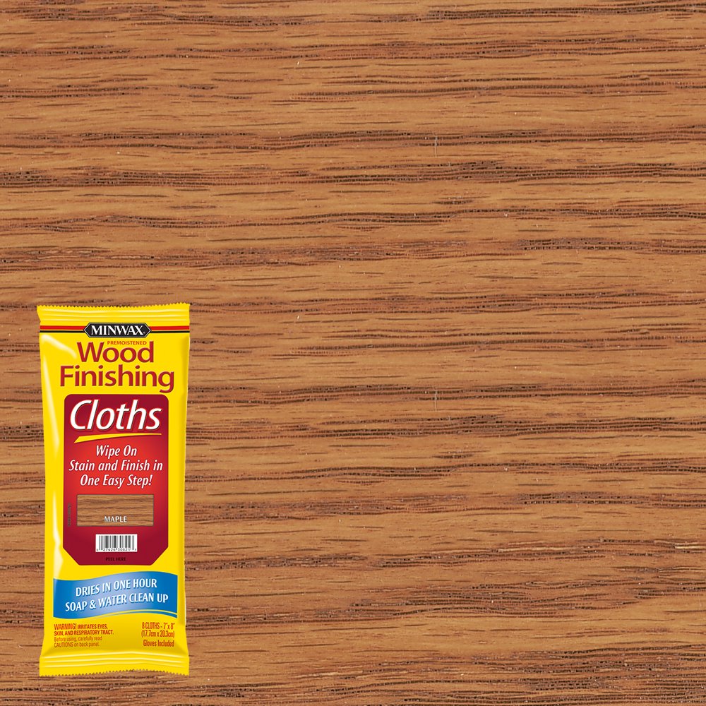 Minwax® Wood Finishing Cloths Maple, 8Cloths