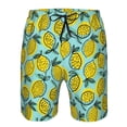 thumbnail image 3 of Fotbe Lemon1 Trajes de Baño Estampados para Hombre, Shorts de Verano de Secado Rápido, Ropa de Playa, Bañadores-Small, 3 of 6