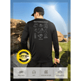 thumbnail image 4 of NORTHYARD Men's Rash Guard with Long Sleeves UPF 50+ Sun Protection Shirts Fishing Outdoor Hiking Swimming Beach Shirt Quick Dry Lightweight Black L, 4 of 8