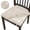 Beige, variant on Konghyp Office Chair Seat Cover, Washable Fabric, Stretchable Protector, Stain-resistant Slipcover, Suitable for All Seasons, Elegant Design for Home and Restaurant