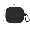thumbnail image 2 of Funda protectora de silicona Btafrte para auriculares inalámbricos Galaxy Buds 2 color negro, 2 of 6