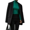 thumbnail image 3 of Women'S Long-Sleeved Shirt Autumn and Winter Fashion Basic Thermal Underwear Tops Green L, 3 of 8