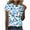 Multicolor, variant on Hvyesh Floral T Shirt for Women Round Neck Graphic Tees Short Sleeve Casual Basic Tops 2025 Summer Regular Fit Blouses Tee