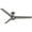 Matte Silver finish, variant on Hunter Cassius Indoor / Outdoor Ceiling Fan with Pull Chain Control, 52", Matte Black — Residential Use, Standard Application