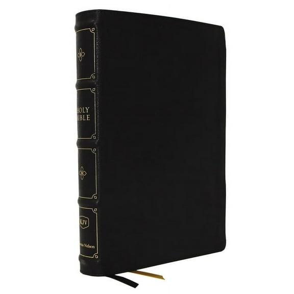 KJV Holy Bible: Large Print Verse-By-Verse with Cross References, Black Leathersoft, Comfort Print: King James Version (, (Hardcover)
