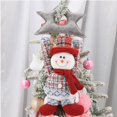 thumbnail image 1 of Adornos Navideños Acuadros Rojos y Grises Xihbxyly con Muñeco de Nieve y Ciervo, 1 of 2