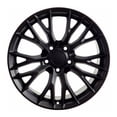 thumbnail image 2 of OE Wheels CV22 17x9.5in Black Powder Coat Foundation Wheel Rim for Corvette, 2 of 5