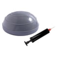 thumbnail image 3 of Pelota de equilibrio de media bola, equipo de entrenamiento de fuerza, pelota de estabilidad, base antideslizante para gris, 3 of 8