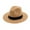 Khaki, variant on Pavied Fedora Hats Sun Hats Men & Women Vintage Wide Hat With Belt Buckle Adjustable Outbacks Hats Western Hat Hats for Women Light Gray One Size