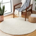 thumbnail image 2 of SAFAVIEH Casablanca Katharine Distressed Area Rug, Ivory, 4' x 4' Round, 2 of 8