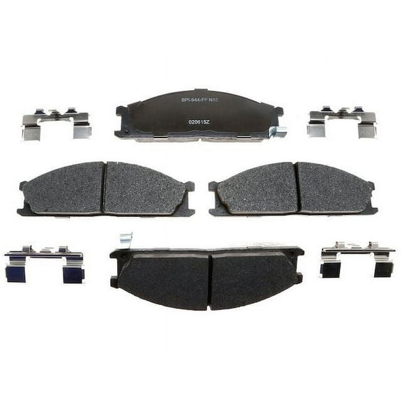 Front Brake Pad Set - Compatible with 1998 - 2004 Nissan Frontier 2.4L 4-Cylinder 1999 2000 2001 2002 2003