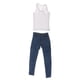 thumbnail image 2 of Conjunto de Chaleco Y Pantalones Azules 1/6 para Masculina TC Dragon de 12 ", 2 of 9