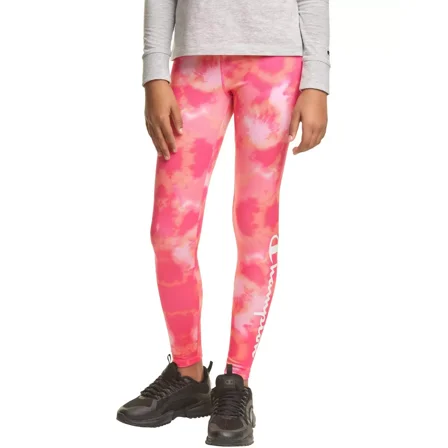 Champion Girl's Allover Tie Dye Print Leggings