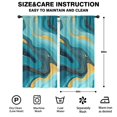 thumbnail image 2 of Blackout Kids Curtains,Teal Gold Marble Childrens Insulated Curtains Set Of 2,Bedroom Essentials,Toddler Room Decor 42x84in(106x213cm), 2 of 4