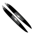 thumbnail image 4 of BFY 2x Headlight Eyebrow Eyelid Cover Trim for VW Golf MK4 1997-2005 Gloss Black, 4 of 7