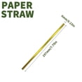 thumbnail image 2 of 100 Pack Paper Straws, Colorful Striped Drinking Straws for Party Supplies, Birthday Wedding Shower Decorations, Paper Straws for Crafts, Bar/Accessories for Drinks B, 2 of 7