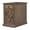 Antique Espresso, variant on GZXS Narrow Side Table, Accent End Desk with Hidden Compartment & Charging Station, Pull-Out Drawer & Cup Holder, Adjustable Inner Shelf, for Living Room, Bedroom, Study, Antique Espresso
