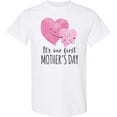 thumbnail image 3 of Inktastic It's Our First Mother's Day Cute Hugging Hearts T-Shirt, 3 of 5