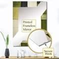 thumbnail image 3 of Designart "Eco Cubes Green-Friendly Collage III" Solar Panels Oversized Wall Mirror - Industrial Architecture Bedroom Wall Mirror Large - Multiple Color Options, 3 of 6