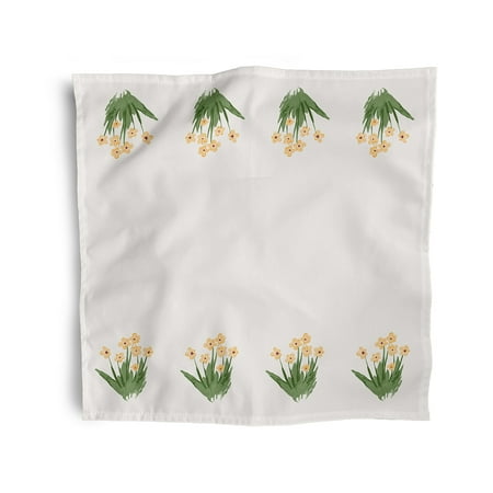 

Simply Daisy 18 x 18 Yellow Pretty Little Flower Napkins Set of 4