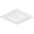 thumbnail image 2 of 24"W x 16"H x 1"ID x 8 1/2"C x 1"P Diamond Architectural Grade PVC Contemporary Ceiling Medallion, 2 of 11
