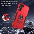 thumbnail image 2 of for Galaxy S21 FE Case,Heavy Duty Shockproof Phone Case for Samsung Galaxy S21 FE 5G Phone Case Red+Black, 2 of 12