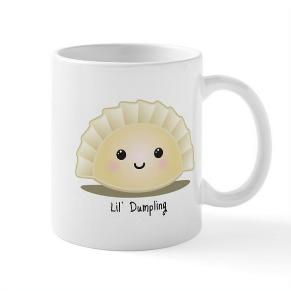 CafePress - Dumpling (Mandu) Mug - 11 oz Ceramic Mug - Novelty Coffee Tea Cup