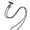 Black, variant on MyBat Tether Crossbody Strap + USB-C Charging Cable(L=4.2 FT) - Pink