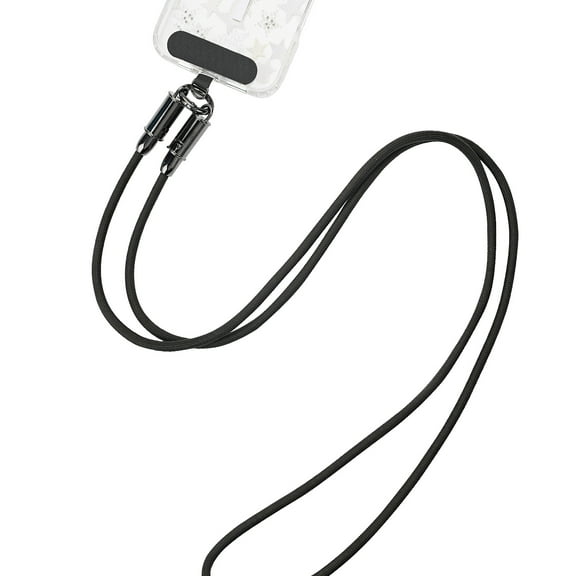 MyBat Tether Crossbody Strap   USB-C Charging Cable(L=4.2 FT) - Black