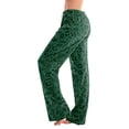 thumbnail image 2 of Women Leopard Print Pajama Pants Elastic Waist Lounge Pants Comfy Lightweight Soft Sleepwear Drawstring Casual, 2 of 5
