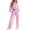 Pink, variant on Admvng Travel Outfits for Women 2 Piece Sets Fall and Winter Casual Long Sleeved Sweater Trousers Two-piece Suit, Size S-2XL