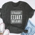 thumbnail image 6 of EcoLoom Straight Outta Miami Short Sleeve Unisex T Shirt, 6 of 6