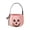 Pink, variant on 2Pcs Halloween Candy Bag with Stripe Bow, Festive Pumpkin Embroidery Bucket, Portable Trick or Treat Candy Holder with Handle, Reusable Candy Pail for Halloween Parties & Holiday Festivities