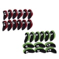 thumbnail image 1 of Juego premium de 24 fundas para palos de golf Verde y rojo, 1 of 9