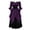 29# Purple, variant on Renaissance Dress Women 2026 Halloween Long Sleeve Off The Shoulder Medieval Dress Flowy Maxi Dresses Coffee XL
