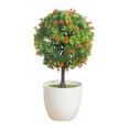 thumbnail image 2 of PUREKKI Simulation Flower Bouquet Living Room Table Flower Arrangement Flower Decoration Vase Potted, 2 of 6