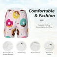 thumbnail image 5 of Gaeub Donut Mens Swim Trunks Stretch Beach Shorts Quick Dry for Men Swim Shorts Swimwear with Pockets- X-Large, 5 of 9