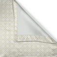 thumbnail image 6 of Ambesonne Moroccan Valance & Curtain, Quatrefoil Dot Petals, 55"x30", Mustard Pale Grey, 6 of 6