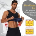 thumbnail image 3 of Lilvigor Sauna Sweat Vest for Men T Shirt Heat Trapping Tank Tops Workout Suit Weight Loss Waist Trainer Body Shaper Slimming for Gym Fitness Enhancing Vest, 3 of 7