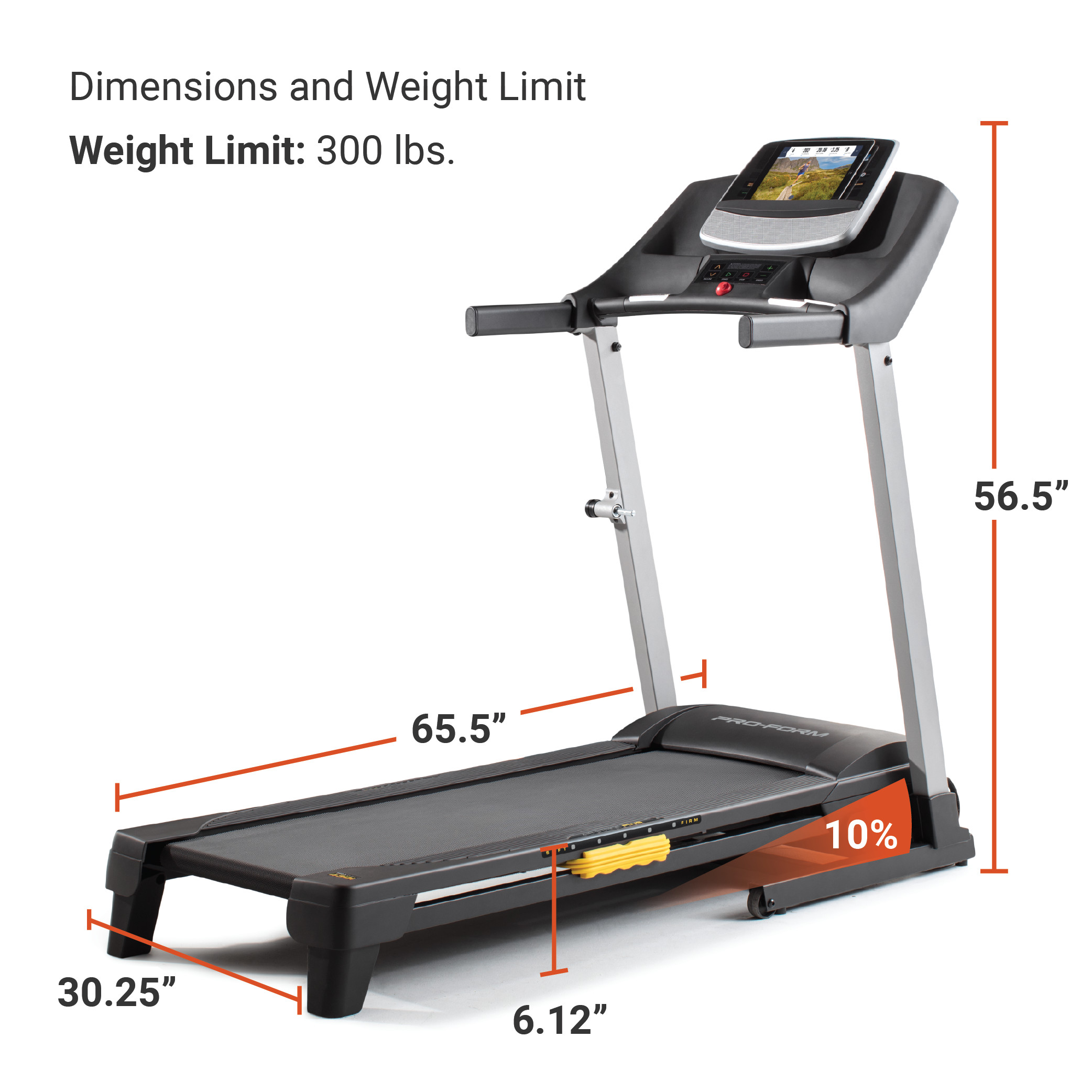 ProForm Trainer 430i Folding Smart Treadmill with 10% Incline, iFit Bluetooth Enabled - image 2 of 18
