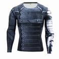 thumbnail image 1 of Rashguard Gym Man Fitness Long Sleeve Compression Shirt Bat Spider Superhero Print Fashion Cloth For Running Training Exercise, 1 of 5