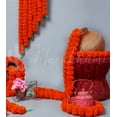 thumbnail image 5 of Marubhumi 5 Pcs of 4.5 Feet Long Strands Artificial Marigold Flowers Garland for Diwali, Traditional Indian Decor, Christmas Decor, Wedding Gift, Bush Floral Themed Party, DIY, Backdrop, 5 of 6