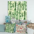 thumbnail image 2 of Designart 'The Forest of Bamboo Branches I' Tropical Framed Canvas Wall Art Print, 2 of 5