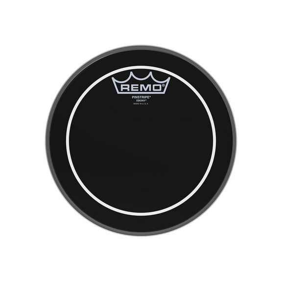REMO 8" EBONY PINSTRIPE